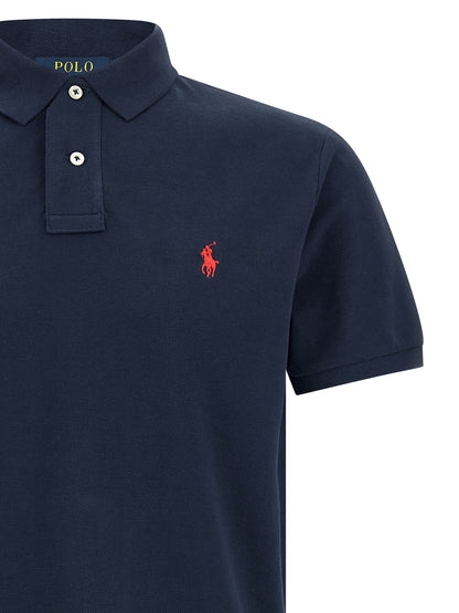 Polo Ralph Lauren Blue Cotton Polo Shirt