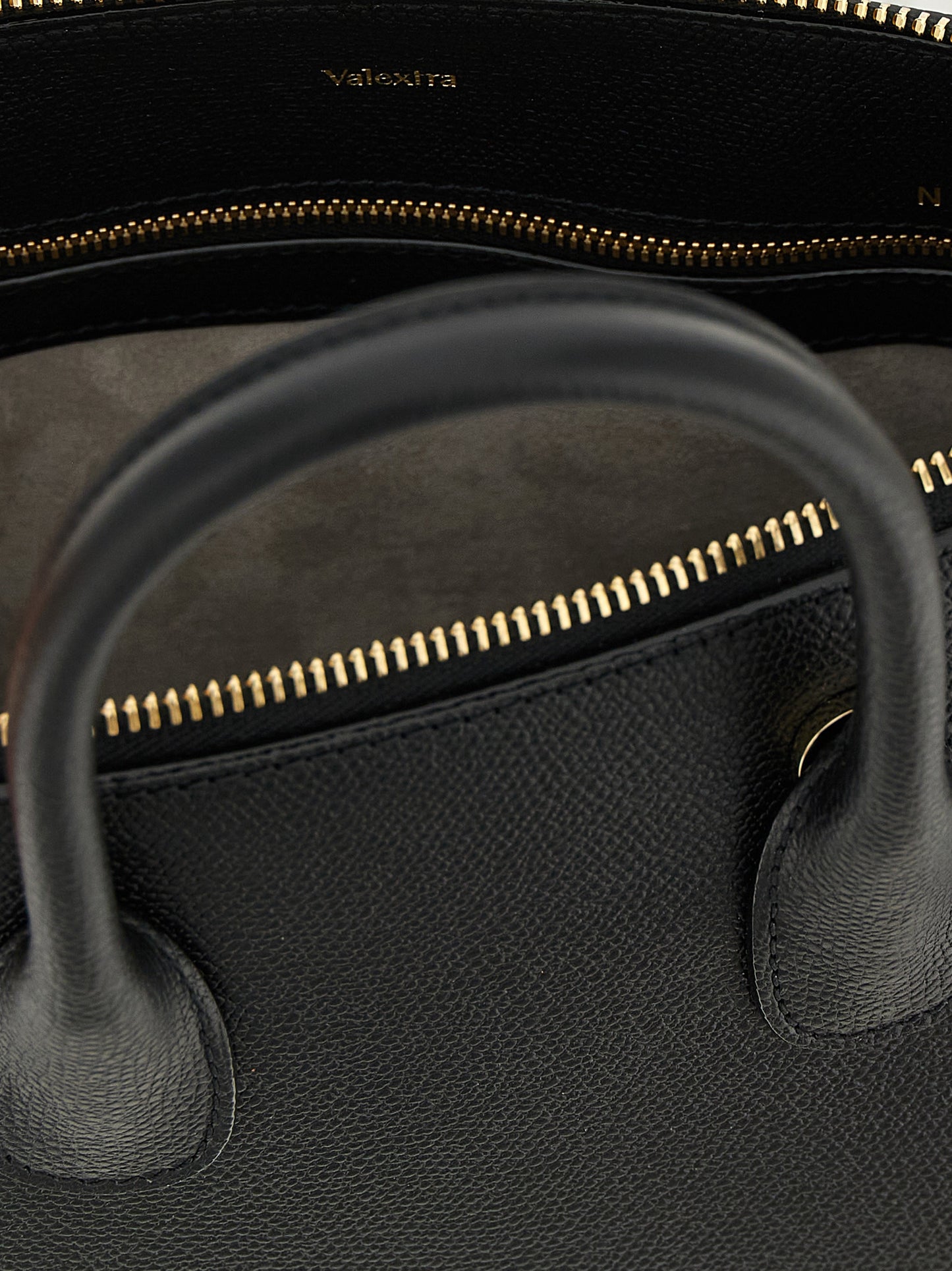 Valextra Black Calfskin Handbag