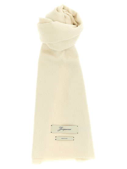 Jacquemus Beige Cashmere Scarf