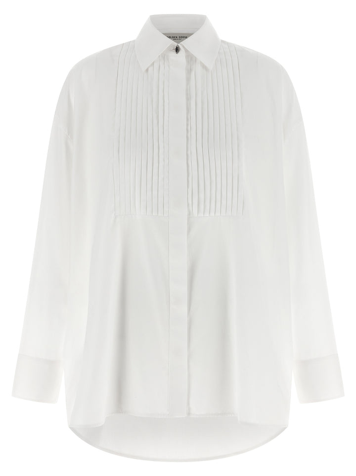 Golden Goose White Cotton Blouse