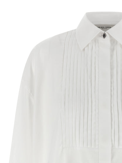 Golden Goose White Cotton Blouse