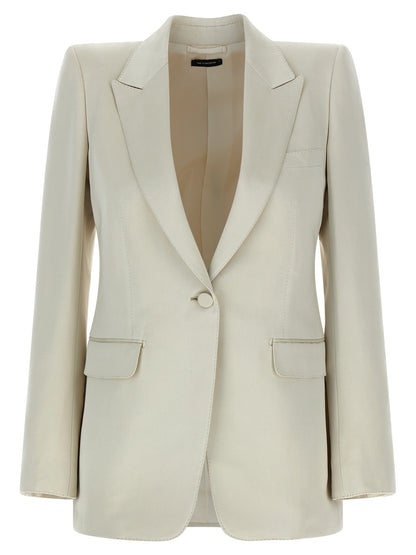 Tom Ford Beige Cotton Blazer