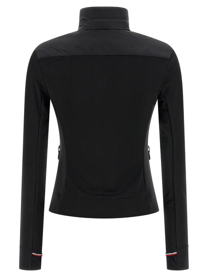 Moncler Grenoble Black Polyamide Cardigan
