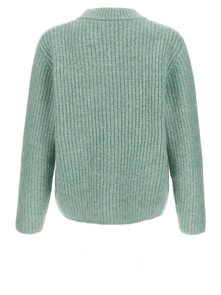 SÉFR Blue Marabou Cardigan