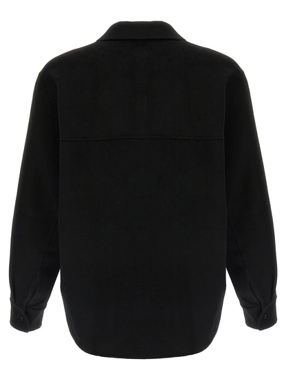 SÉFR Black Wool Blouse
