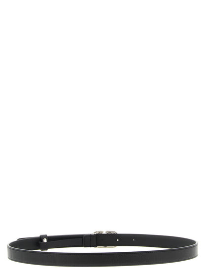 Valentino Garavani Black Calfskin Regular Belt