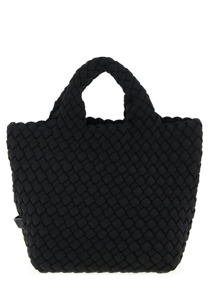 NAGHEDI Black Neoprene Tote Bag