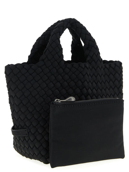 NAGHEDI Black Neoprene Tote Bag