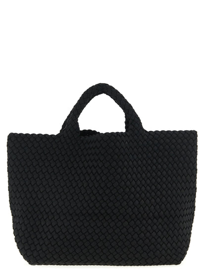 NAGHEDI Black Neoprene Tote Bag