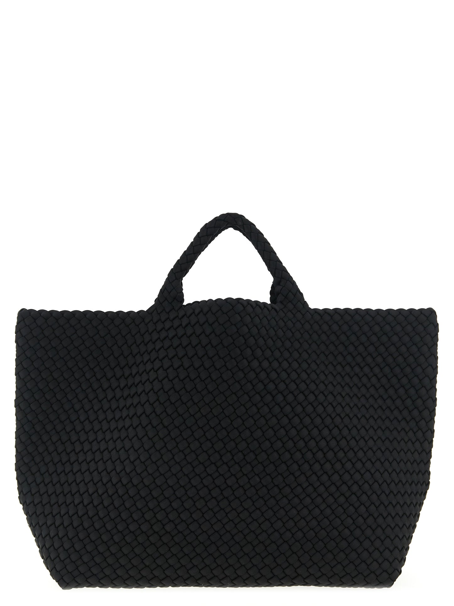 NAGHEDI Black Neoprene Tote Bag