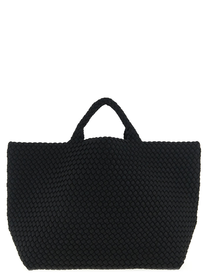NAGHEDI Black Neoprene Tote Bag