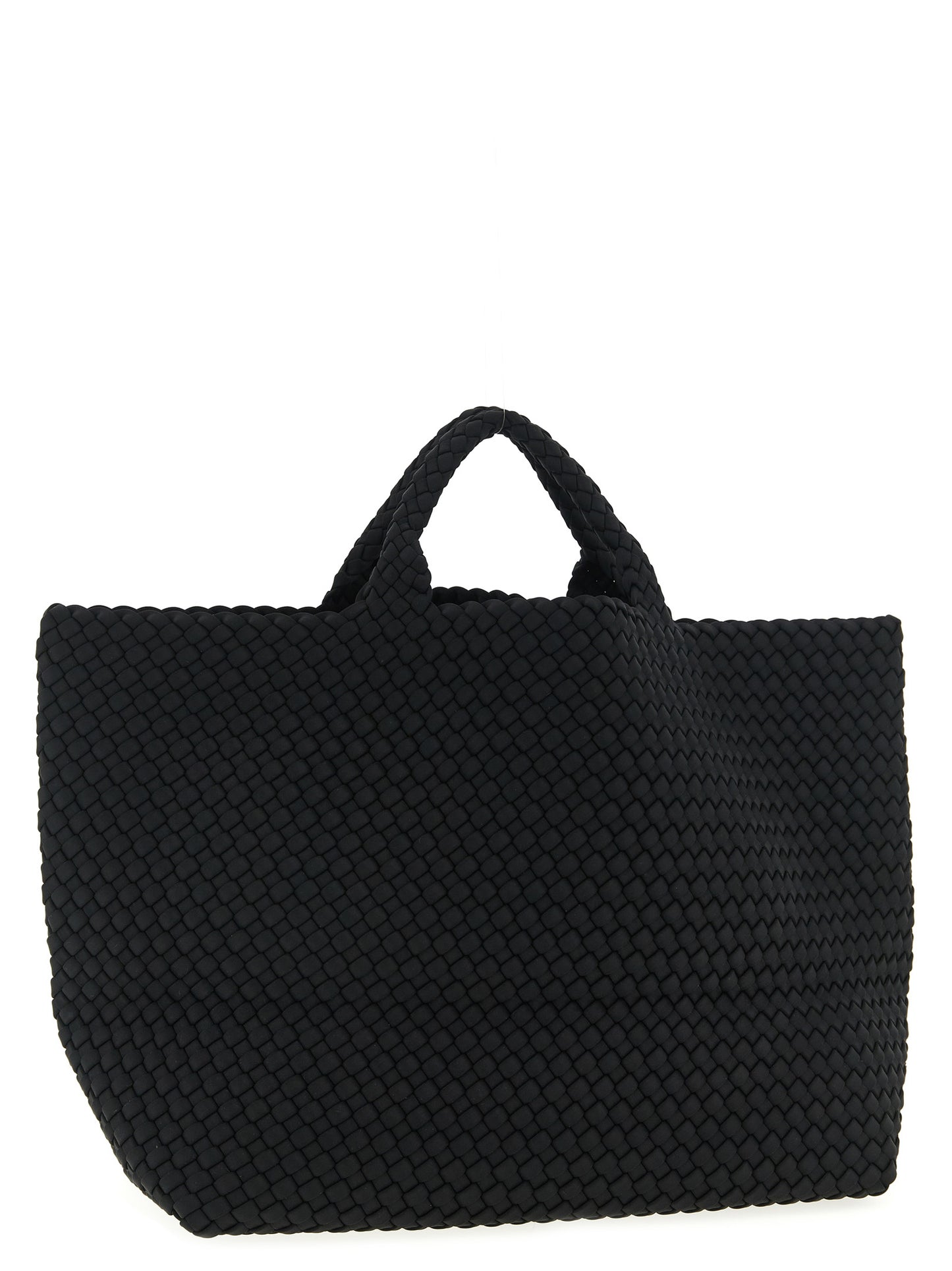 NAGHEDI Black Neoprene Tote Bag