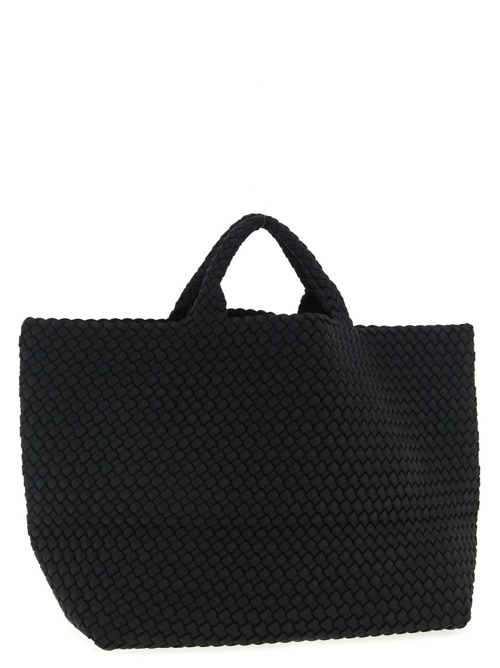 NAGHEDI Black Neoprene Tote Bag