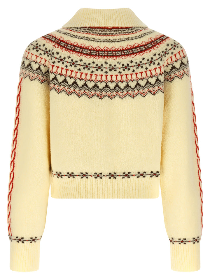 Guest in Residence Multicolor Wool Cardigan