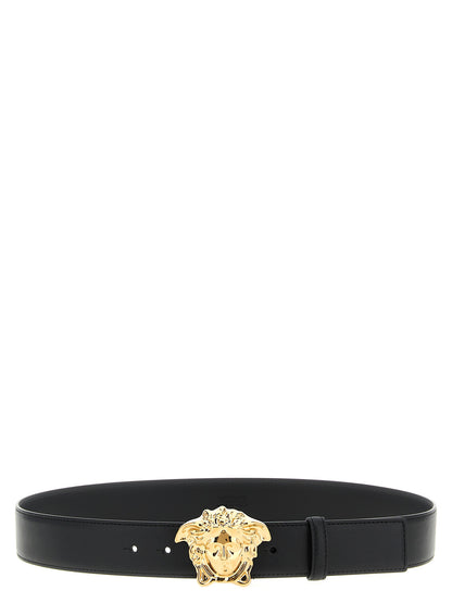 Versace Black Calfskin Regular Belt