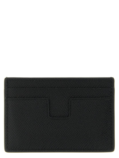 Tom Ford Black Calfskin Cardholder