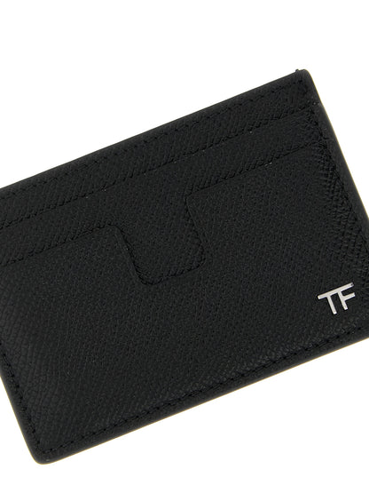Tom Ford Black Calfskin Cardholder