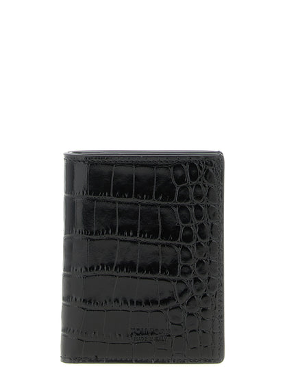 Tom Ford Black Calfskin Cardholder