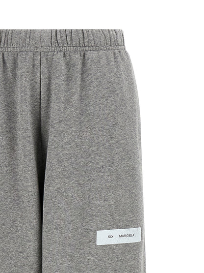 MM6 Maison Margiela Gray Cotton Joggers (Workout Pants)
