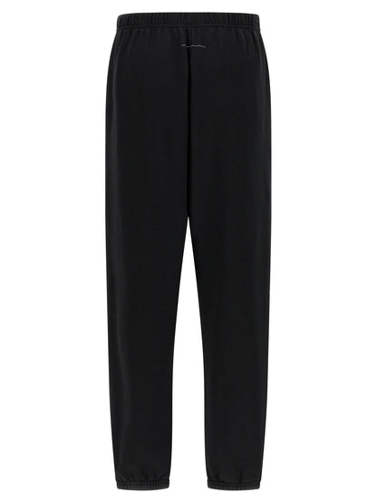 MM6 Maison Margiela Black Cotton Joggers (Workout Pants)