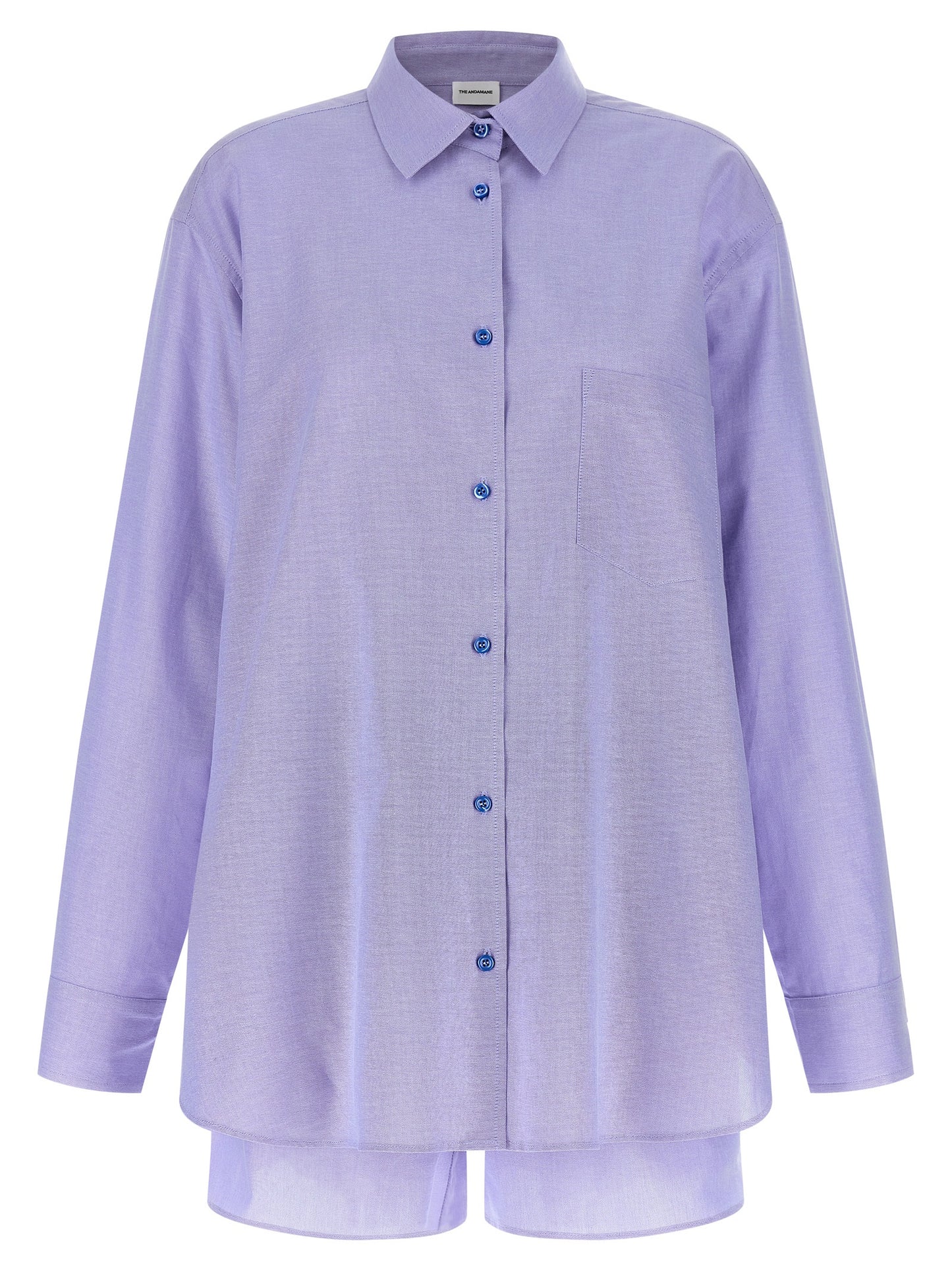 The Andamane Blue Cotton Pantsuit
