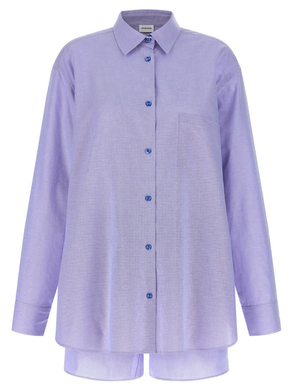 The Andamane Blue Cotton Pantsuit