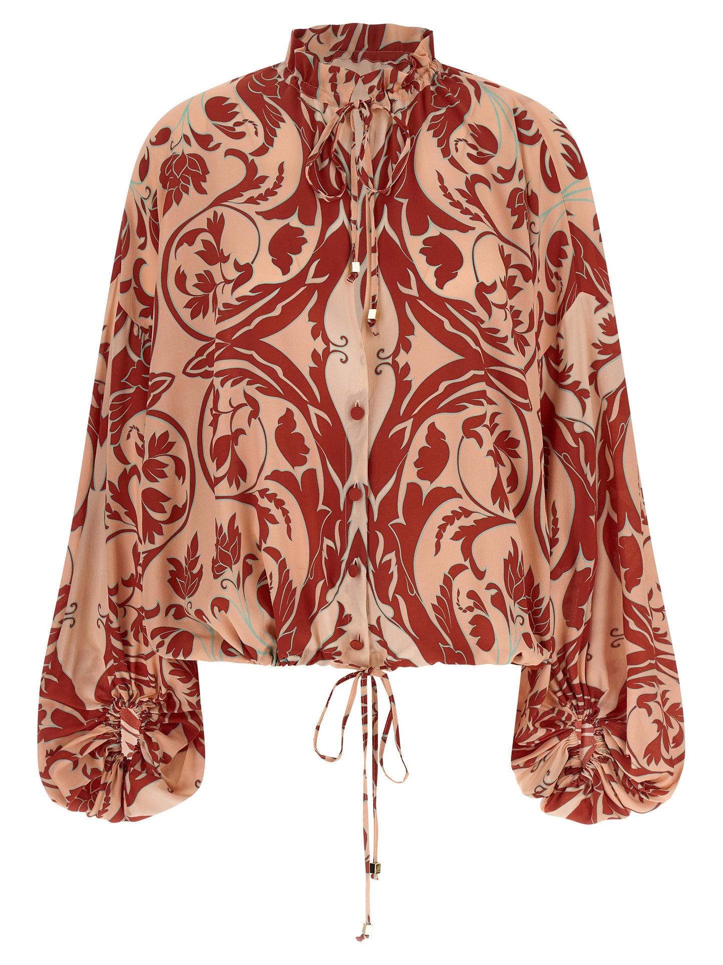 F.R.S. - FOR RESTLESS SLEEPERS Multicolor Silk Blouse