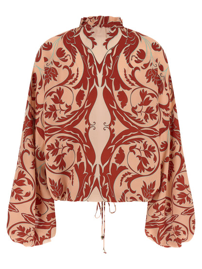 F.R.S. - FOR RESTLESS SLEEPERS Multicolor Silk Blouse