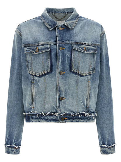 Maison Margiela Blue Cotton Denim Jacket