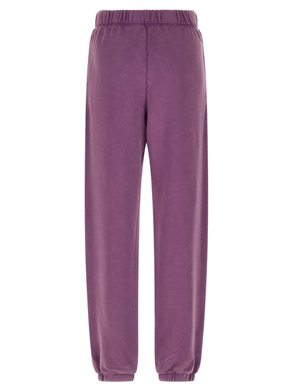 The Attico Purple Cotton Joggers (Workout Pants)