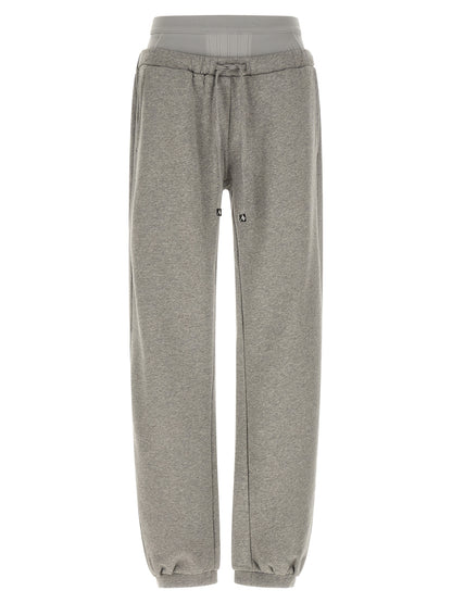 The Attico Gray Cotton Joggers (Workout Pants)