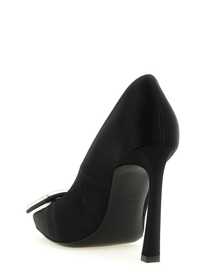 Roger Vivier Black Viscose High Heel Pumps