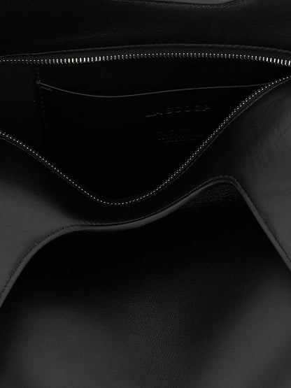 The Attico Black Calfskin Shoulder Bag