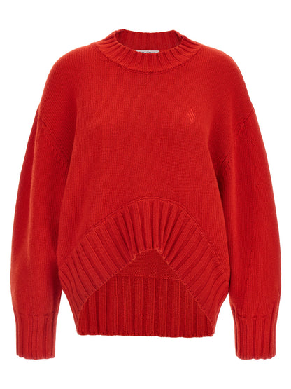The Attico Multicolor Virgin Wool Cardigan
