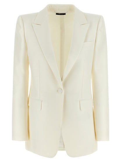 Tom Ford White Wool Blazer