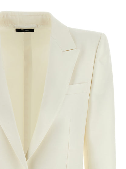 Tom Ford White Wool Blazer