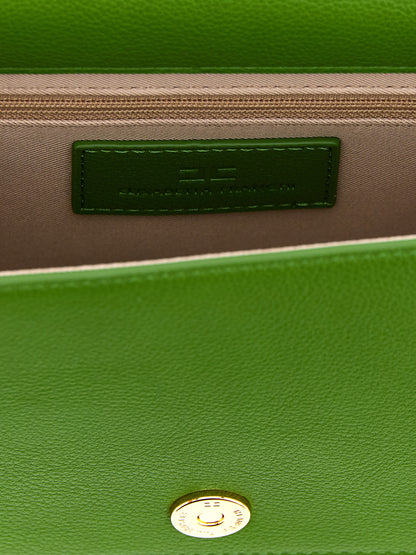 Elisabetta Franchi Bicolor Polyester Crossbody Bag