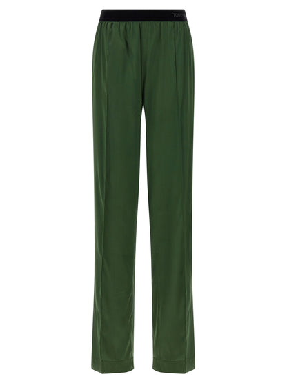 Tom Ford Bicolor Silk Casual Pants