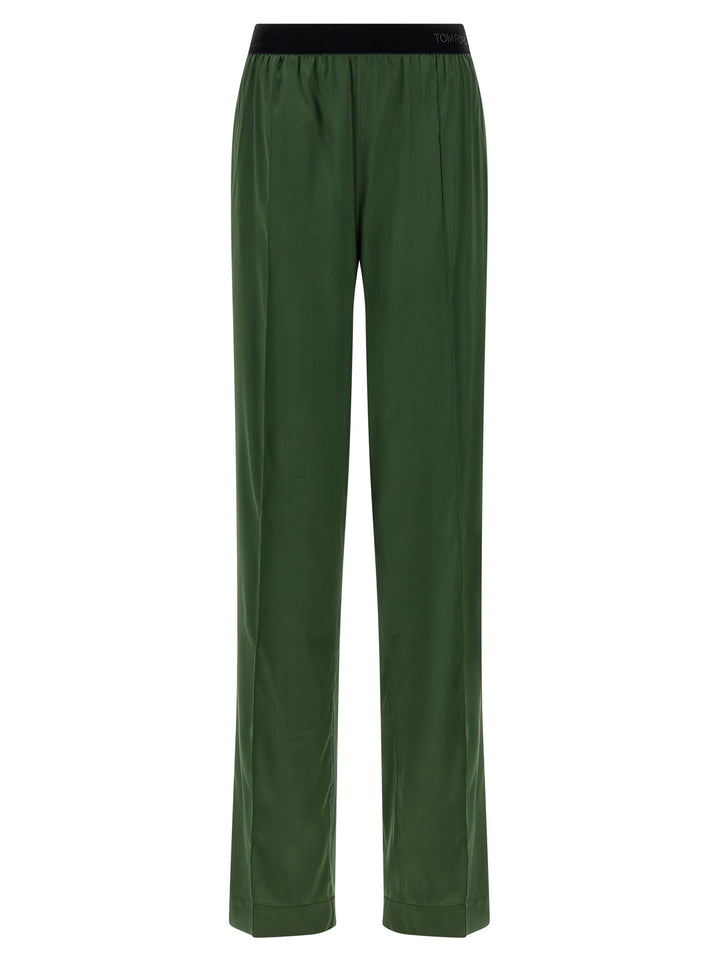 Tom Ford Bicolor Silk Casual Pants