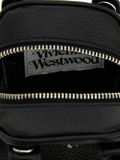 Vivienne Westwood Black Polyethylene Handbag