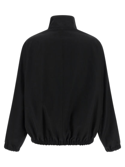 Courrèges Black Cotton Bomber