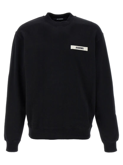 Jacquemus Black Cotton Sweatshirt