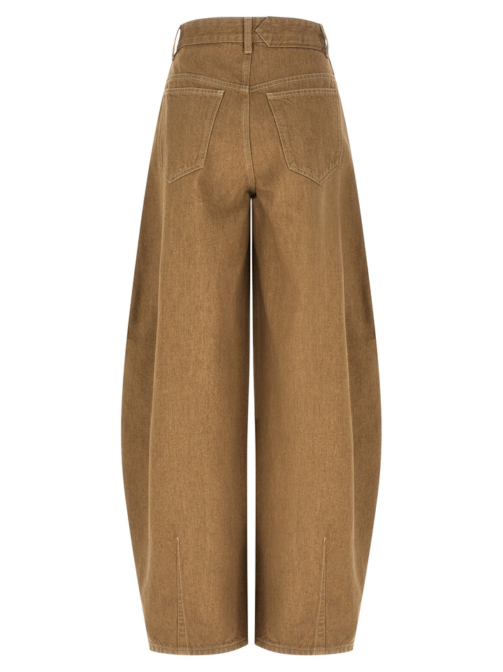 Jacquemus Beige Cotton Jeans Denim
