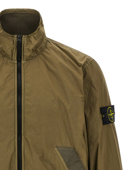 Stone Island Bicolor Polyamide Shell Jacket