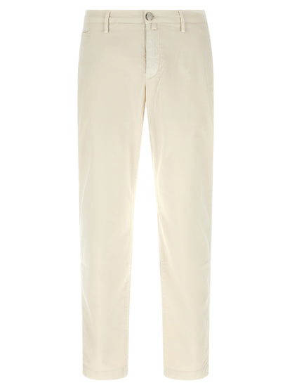 Jacob Cohen White Cotton Chino Pants