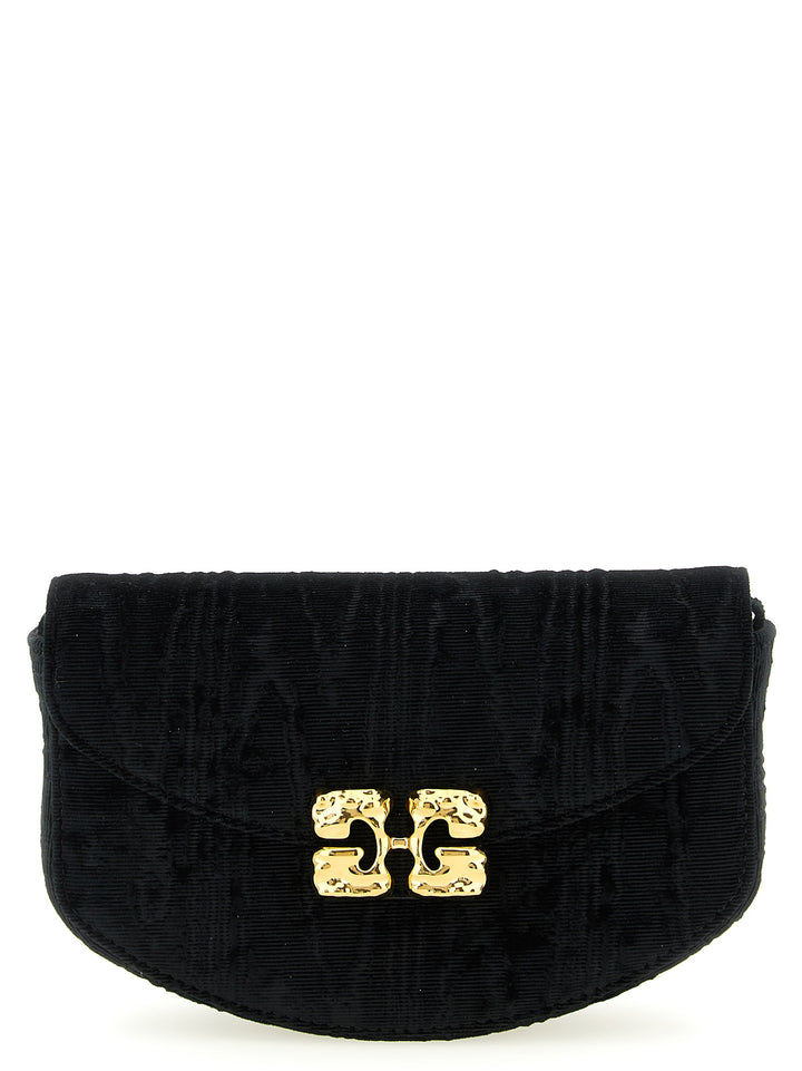Ganni Black Polyester Cardholder