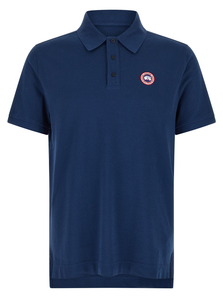 Canada Goose Blue Cotton Polo Shirt