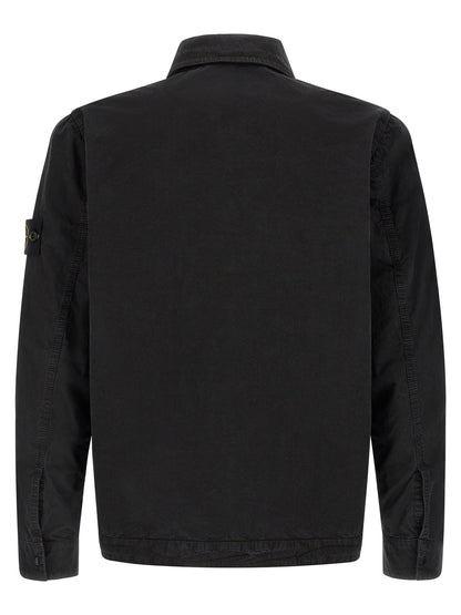 Stone Island Black Cotton Blouse