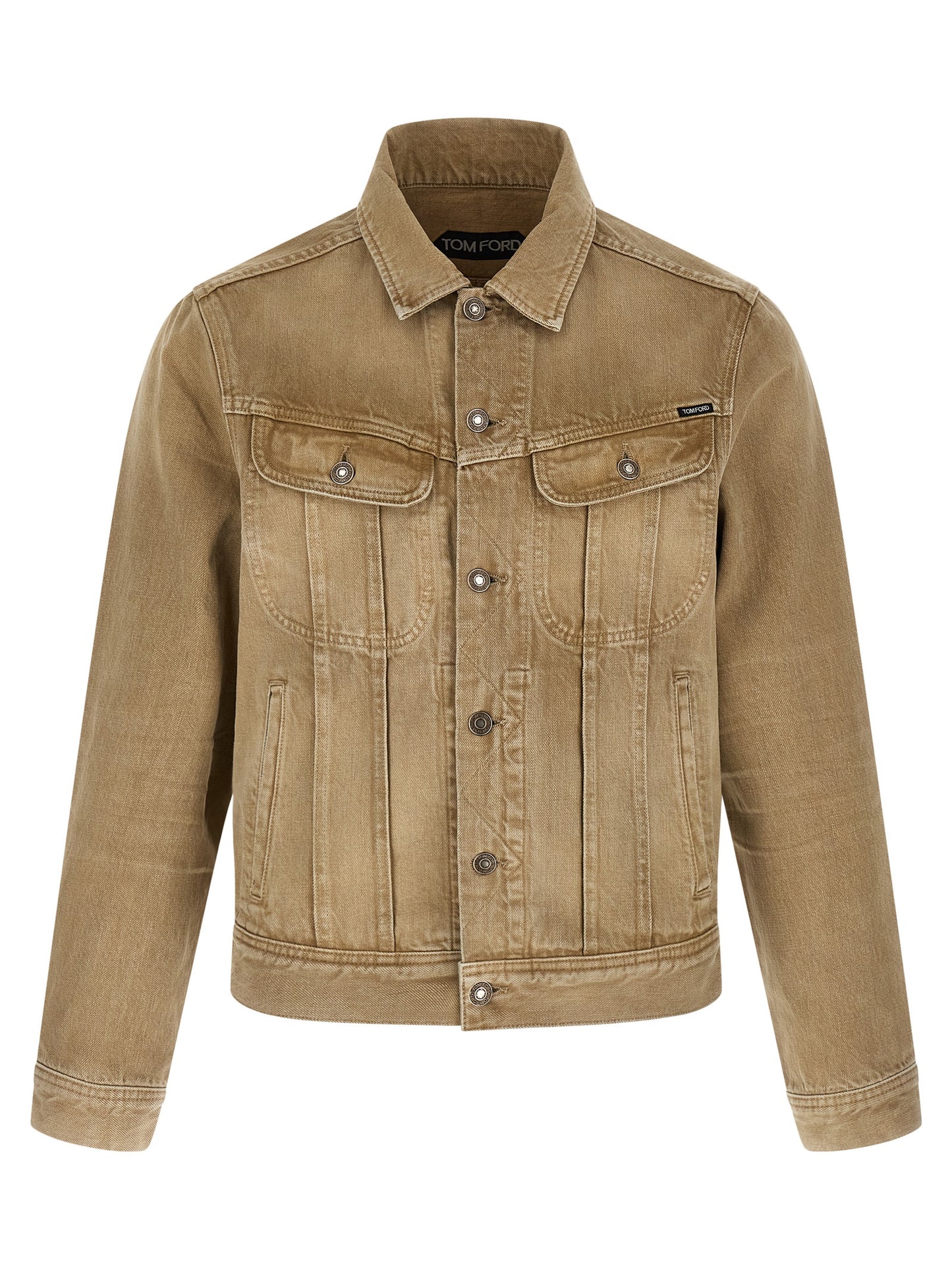 Tom Ford Beige Cotton Denim Jacket