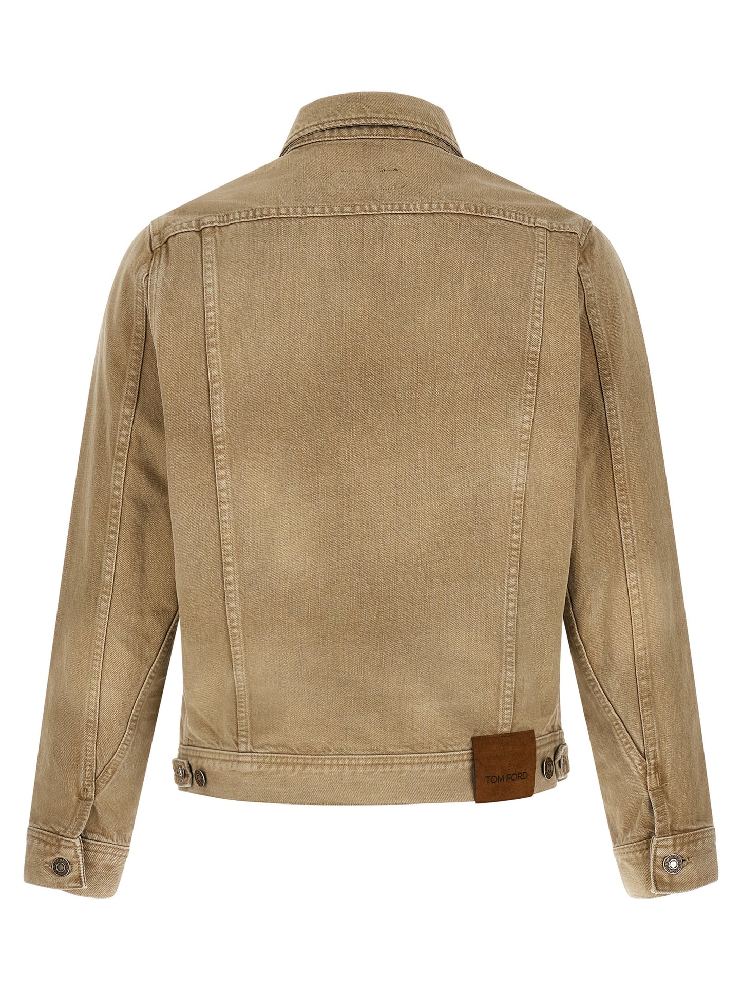 Tom Ford Beige Cotton Denim Jacket